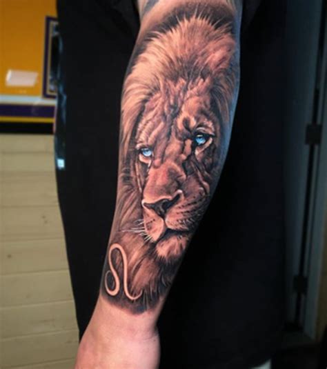 Fire Lion Tattoo