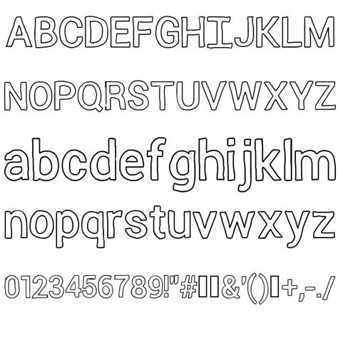 Outline Fonts Free Click To Find The Best 42 Free Fonts In The Serif Outline Style. - Printable ...