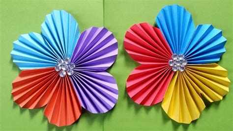 How To Make a Flower With Colour Paper Easy & Simple !!!! Easy Paper Flower origami tutorial