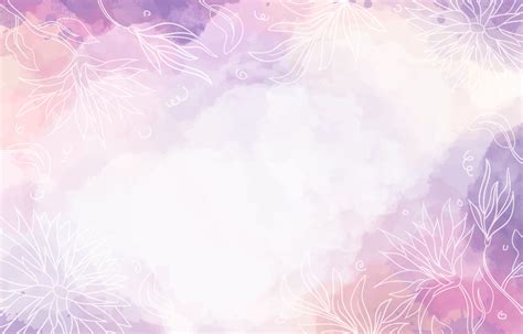 Floral with Watercolor Pastel Background 8680979 Vector Art at Vecteezy