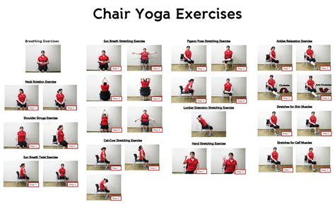 10 Best Printable Chair Yoga Exercises For Seniors | Chair yoga, Yoga for seniors, Chair pose yoga