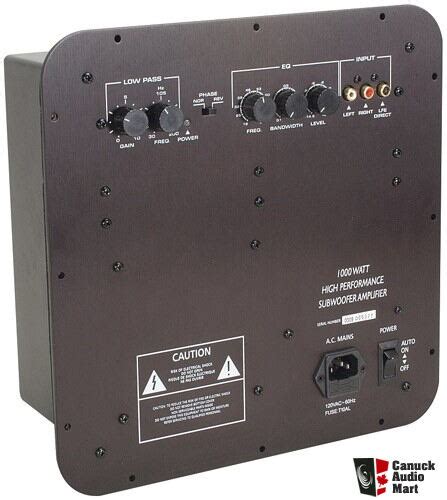 High Power 1000 watt subwoofer plate amplifier Photo #177549 - Canuck Audio Mart