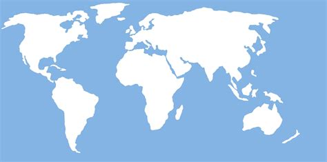 Printable Simple World Map Outline World Map Logo Vector Earth Map Simple Vector World Map ...