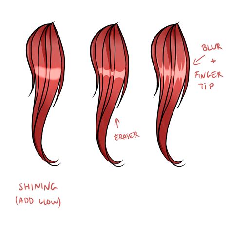 How To Color Hair Anime Shading in hair is my favorite thing to do because it can really bring ...