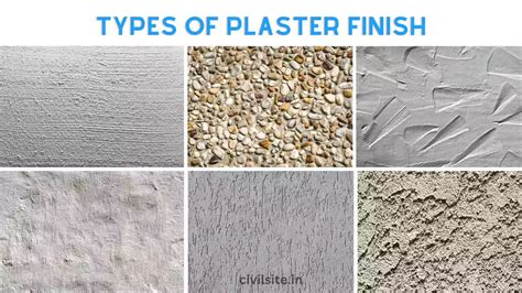 Types of Plaster Finish - Civil Site