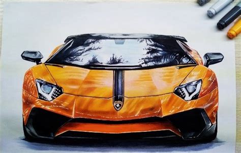 Stunning hyper realistic car drawing will make you not believe as a hand drawn. | Dibujos de ...