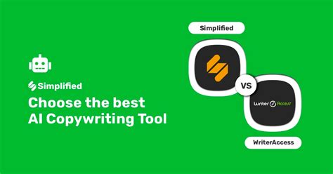 Simplified is the Best Writeraccess AI Alternative | Compare Simplified to Writeraccess AI