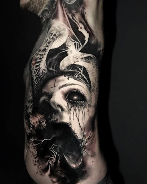 45+ Amazing Horror tattoo sleeve ideas image ideas