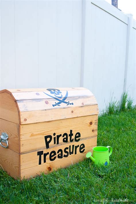 DIY Treasure Chest Toy Box - Houseful of Handmade