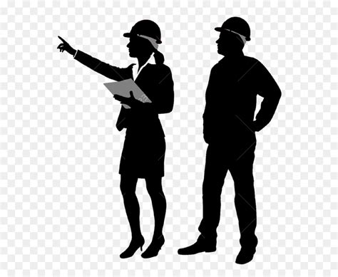 Construction worker Architectural engineering Laborer - construction workers silhouettes png ...