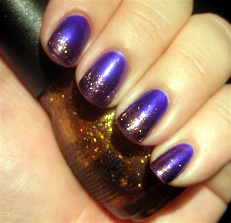 Gl*itch Nails: Purple Nails: 31 Day Challenge and Acetone DISASTER!