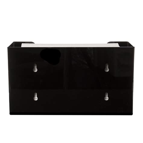 Black Wall-Mount Paper Towel Holder | ISTR-001