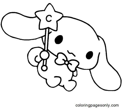 Printable Cinnamoroll Coloring Pages