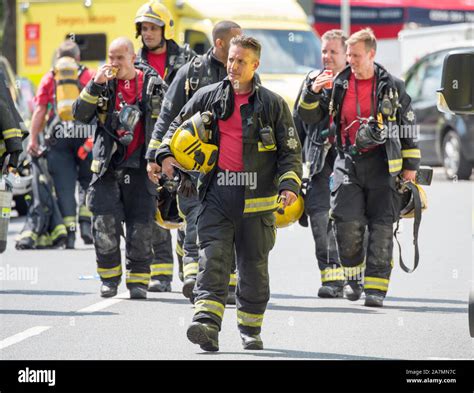 London fire brigade uniform hi-res stock photography and images - Alamy