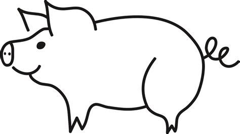 National Pig Day Drawing Piggy Bunny Coloring Book - Pig Black And White Clipart Png Transparent ...