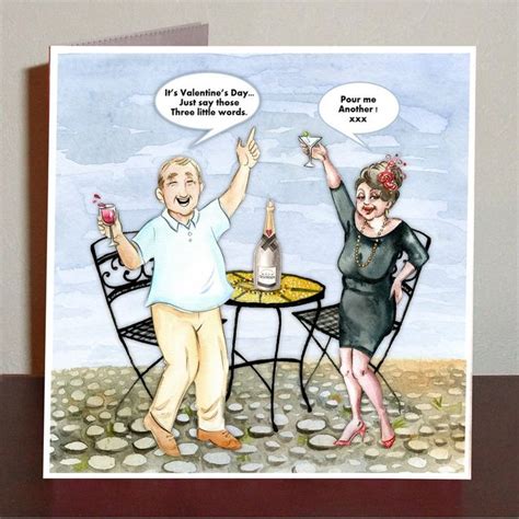 Funny Anniversary Card With Older Couple Celebrating3d | Etsy UK | Funny anniversary cards ...