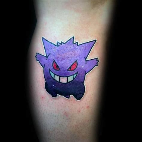 60 Gengar Tattoo Designs For Men - Pokemon Ink Ideas