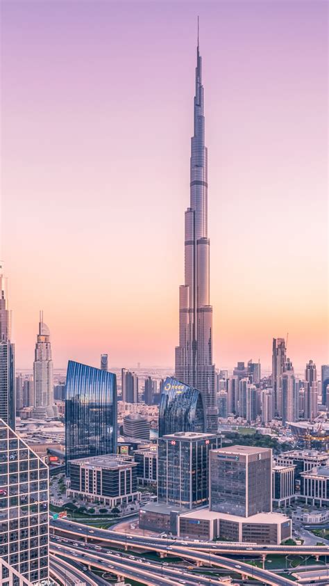 Dubai Skyline Images 4k vertical portrait wallpapers ultra 1080 1920 lapse cityscape aerial ...