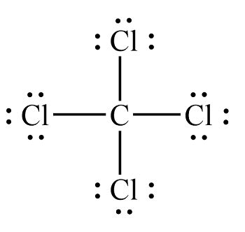 Draw the Lewis dot structure for CCl4. Determine the electron geometry and molecular shape of ...