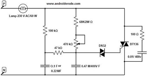 Lamp Dimmer Using Triac and Diac