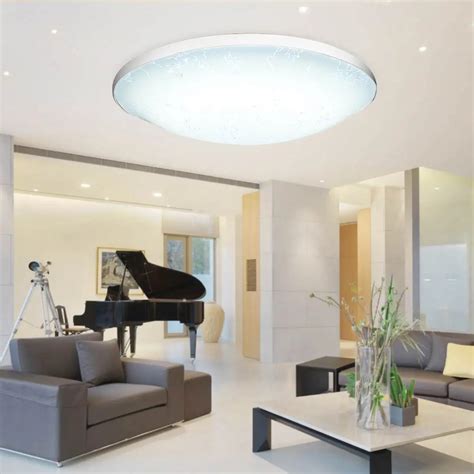 12W 15W 18W 24W Round Modern LED Ceiling Lamp Brightness Home Ceiling Lights for Living Room ...