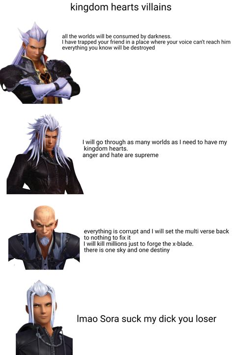 Kingdom hearts villains be like : r/KingdomHearts