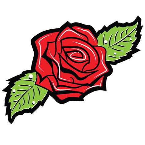 Rose flower art Royalty Free Stock SVG Vector