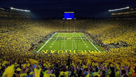 LOOK: Michigan Stadium To Utilize New Lighting Technology On Saturday Night - Sports Illustrated ...