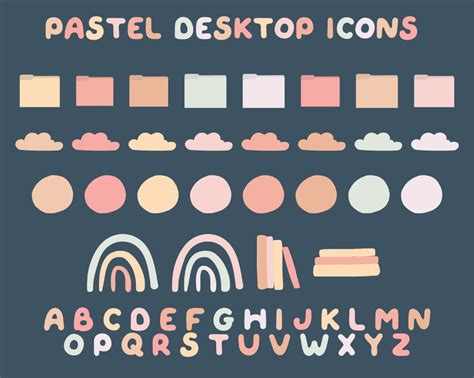 Pastel Desktop Folder Icons Mac Windows Bundle - Etsy | Folder icon, Desktop icons, Book icons