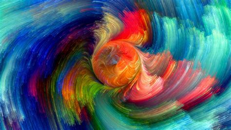 abstract, Colorful, Digital art, Swirls, CGI, Circle Wallpapers HD / Desktop and Mobile Backgrounds