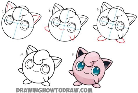 Pokemon How To Draw Jigglypuff - Pokemon Drawing Easy