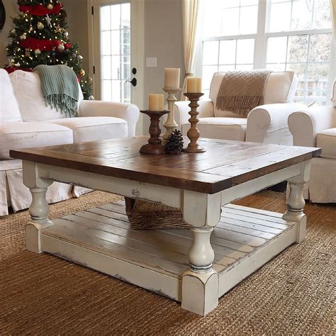 10+ Rustic Farmhouse Coffee Tables – HOMYRACKS