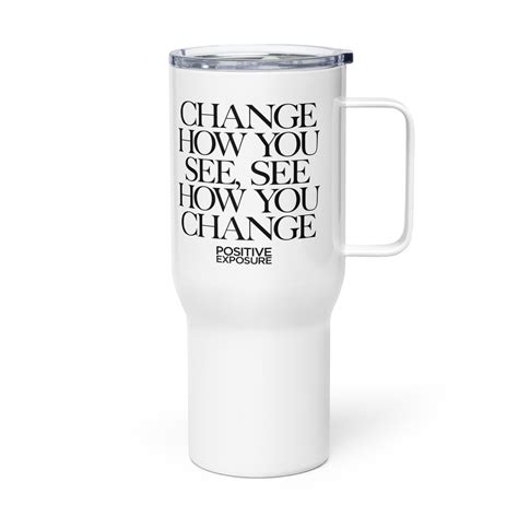 Travel mug with a handle - Positive Exposure