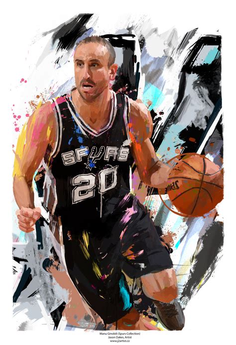 Manu Ginobili 1999-2018 by j2Artist on DeviantArt