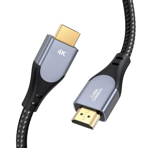 Amazon.com: CableCreation HDMI Cable 4K@60Hz, 6ft Grey HDMI 4K Male to Male Cable, High-Speed ...