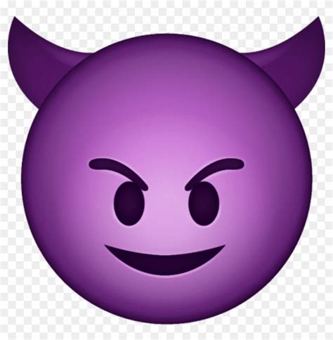 Purple Devil Emoji Png