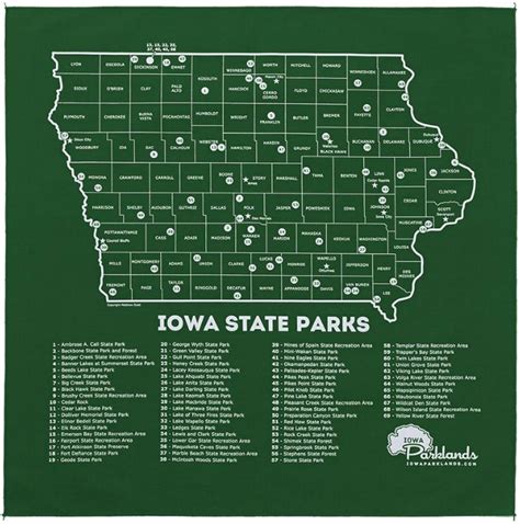 Iowa State Parks Map – Map Of The Usa With State Names