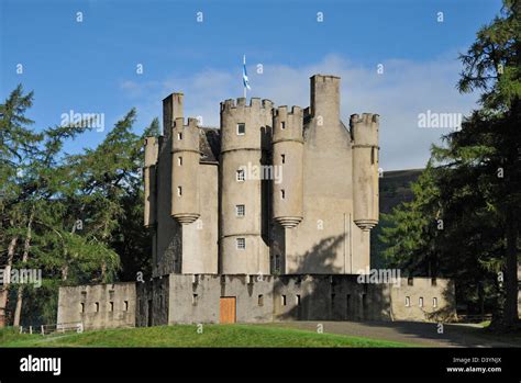 Braemar Castle, Braemar, Royal Deeside, Aberdeenshire, Scotland, United Kingdom, Europe Stock ...