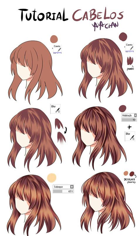 Pin by robin on drawing | Drawing hair tutorial, Anime art tutorial, Anime drawings tutorials