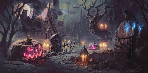 Halloween Artwork Wallpaper,HD Celebrations Wallpapers,4k Wallpapers,Images,Backgrounds,Photos ...