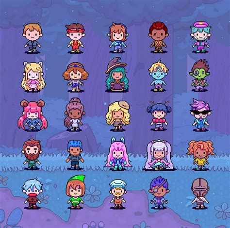 pixel art character sprite - Roxy Romano