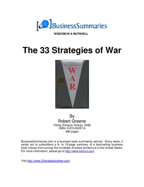 (PDF) The 33 Strategies of War