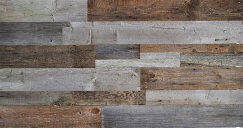 DIY Reclaimed Wood Accent Wall Grey and Natural Brown Shades Mixed Widths - Priced Per Square ...