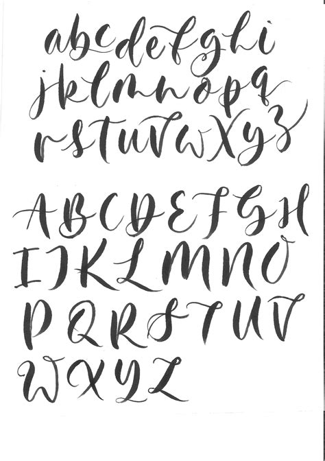 Lettering Calligraphy Alphabet - Infoupdate.org