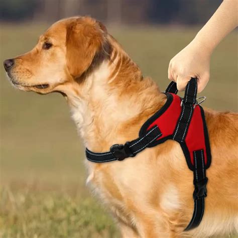 2021 K9 No Pull Dog Harness Quick Control Dogs Harness Nylon Reflective Vest For Small Medium ...