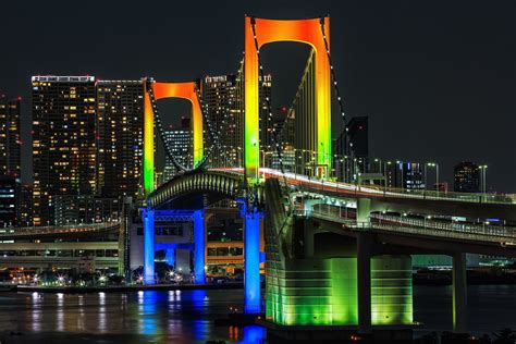 Wallpaper ID: 866123 / rivers, monuments, tokyo, bridges, panoramic, building, night, japon ...