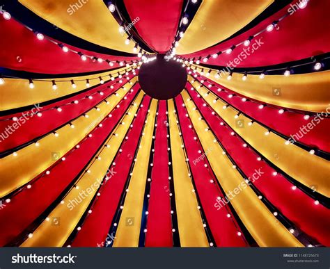 Circus tent top seen from inside | Circus tent, Circus decorations, Circus design