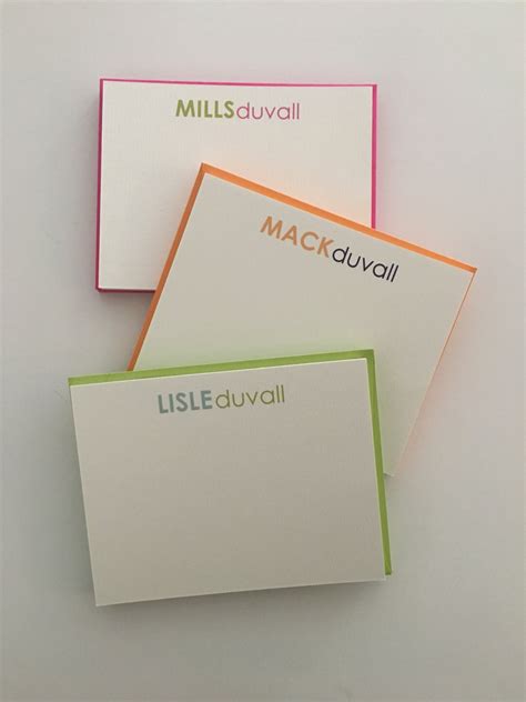 Personalized Notecards - Personalize with Name, Color | Product Review