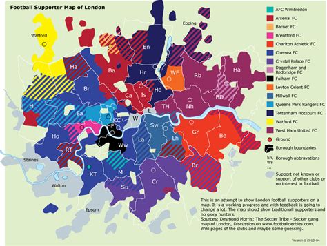 Premier League Teams London Map - Gratia Georgianne