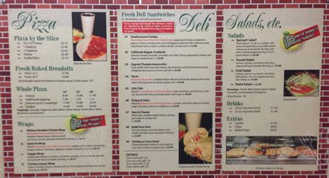 Menu at IU Health University Hospital Cafeteria, Indianapolis